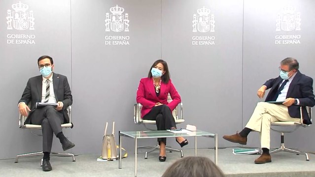 Rueda de prensa de Alberto Garzón sobre un estudio de Desarrollo Infantil y Obesidad