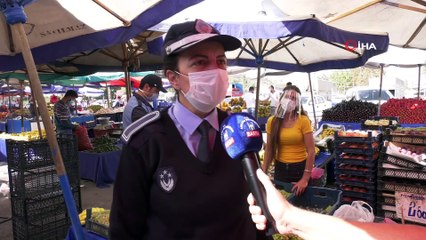 Ankara Büyükşehir Belediyesi’nden pazarcı esnafına maske ve siperlik desteği