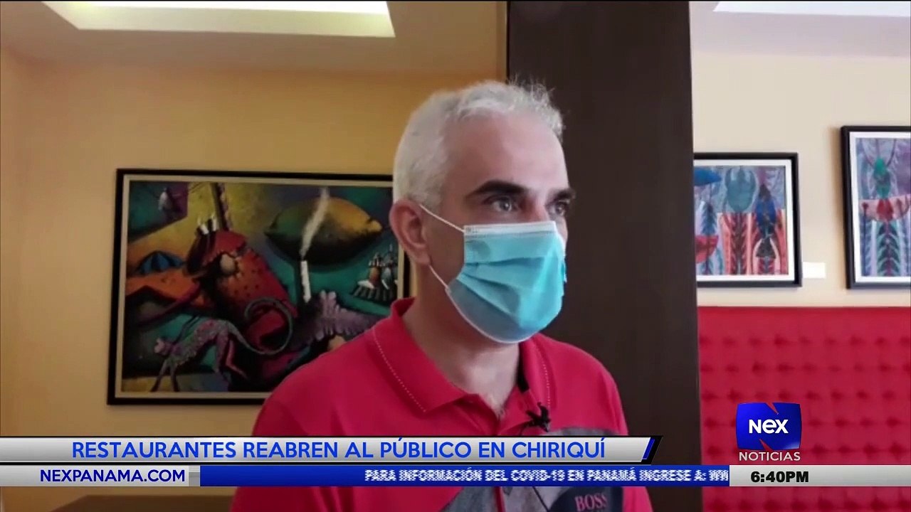 Restaurantes reabren al público en Chiriquí - Nex Noticias
