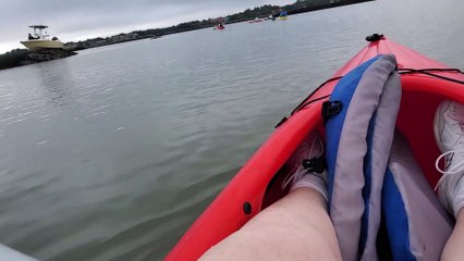 Man Patiently Waiting For The Tide To Come Back
