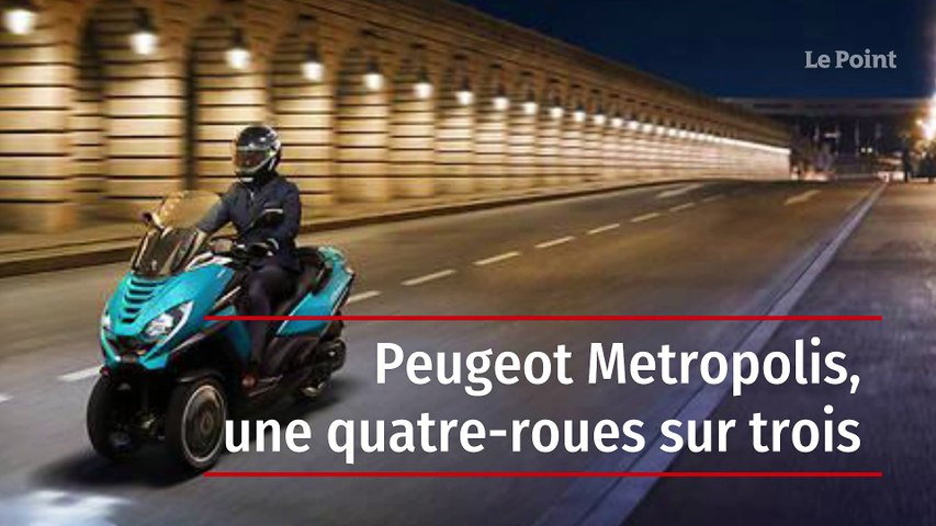 Peugeot Metropolis, une quatre-roues sur trois