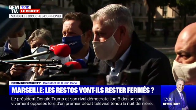 Restaurants fermés à Marseille: le président de l'Umih PACA se réserve le droit d'aller plus loin de manière juridique, et pas seulement