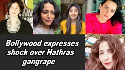 Bollywood expresses shock over Hathras gangrape