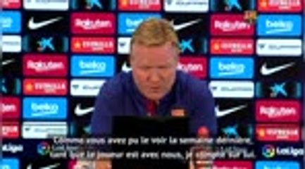 Barça - Koeman compte sur Dembélé mais...