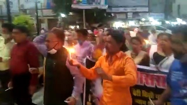 आसरा सोसायटी ने इलाइट चौराहे पर बेटी को न्याय दिलाने के लिए आवाज उठाई