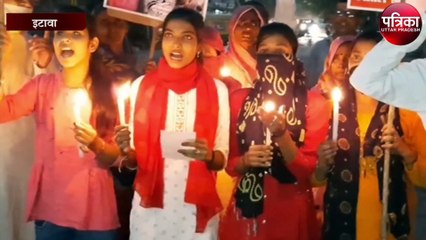 मार्क्सवादी कम्युनिस्ट पार्टी ने प्रदर्शन कर निकाला कैंडिल मार्च