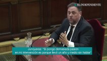 Tres años del 1-O: el mitin de Junqueras en el juicio del procés