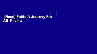 [Read] Faith: A Journey For All  Review