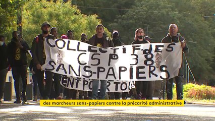Une marche des sans-papiers à travers la France pour dénoncer leur précarité administrative
