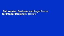 Full version  Business and Legal Forms for Interior Designers  Review