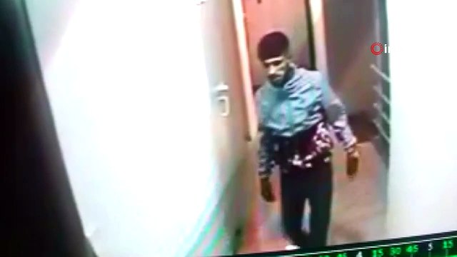 Mağazada gibi davranıp binadaki ayakkabıları böyle çaldılar