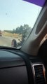 Rat Rod Rattles Along Highway