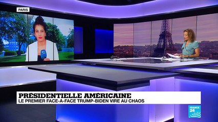 Présidentielle américaine : le premier face-à-face Trump Biden vire au chaos