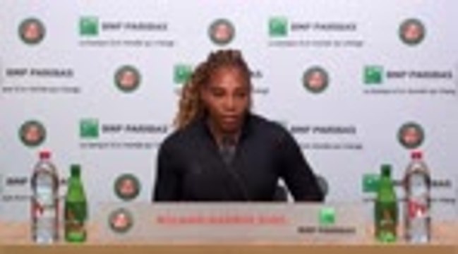 Roland-Garros - S. Williams : J'ai besoin de repos