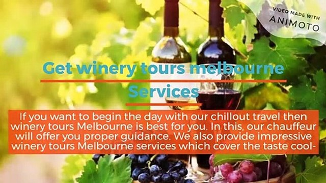 Get Affordable Winery Tours Melbourne Services