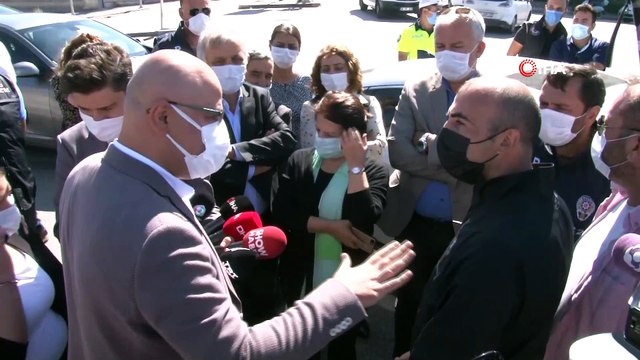 HDP'li milletvekillerinden Ankara Terörle Mücadele Şubesi önünde açıklama