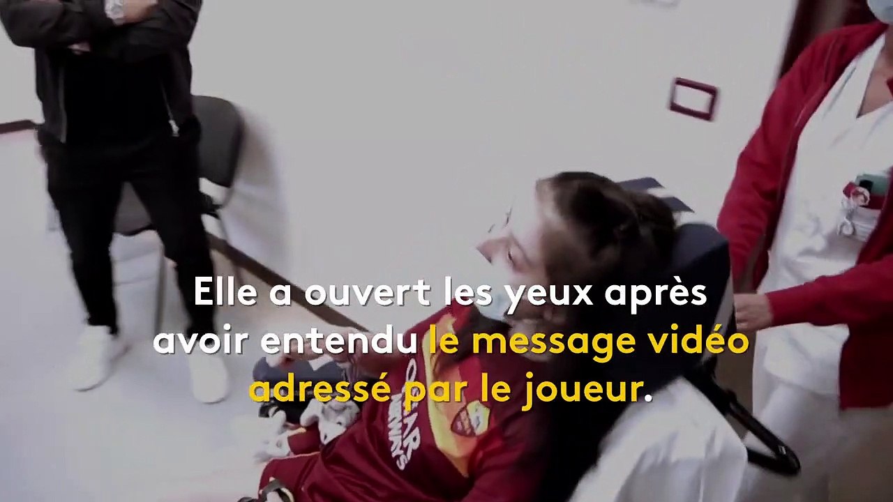 Sortie du coma en entendant la voix de Francesco Totti, une jeune joueuse de foot, Ilenia Matilli, a reçu la visite de l'ancienne star