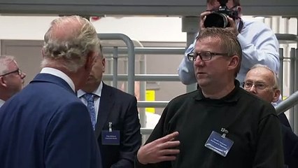 Prince Charles visits Henderson Group in NI