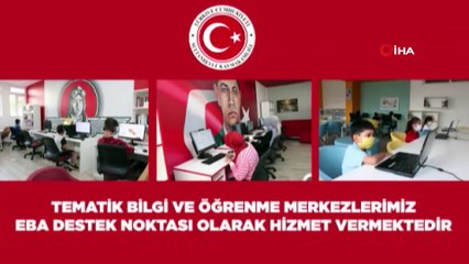 Sultanbeyli’de Tematik Bilgi ve Öğrenme Merkezleri EBA Destek Noktalarına dönüştürüldü