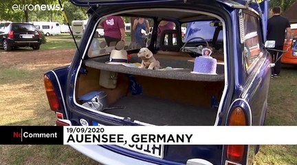 Camping nostalgia in Germany ahead of reunification anniversary