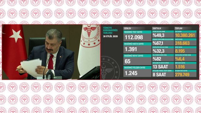 Bakan Koca: 'Bizim verdiğimiz tablodaki bilgilerin tamamının doğru olduğunu söylemek istiyorum' - ANKARA