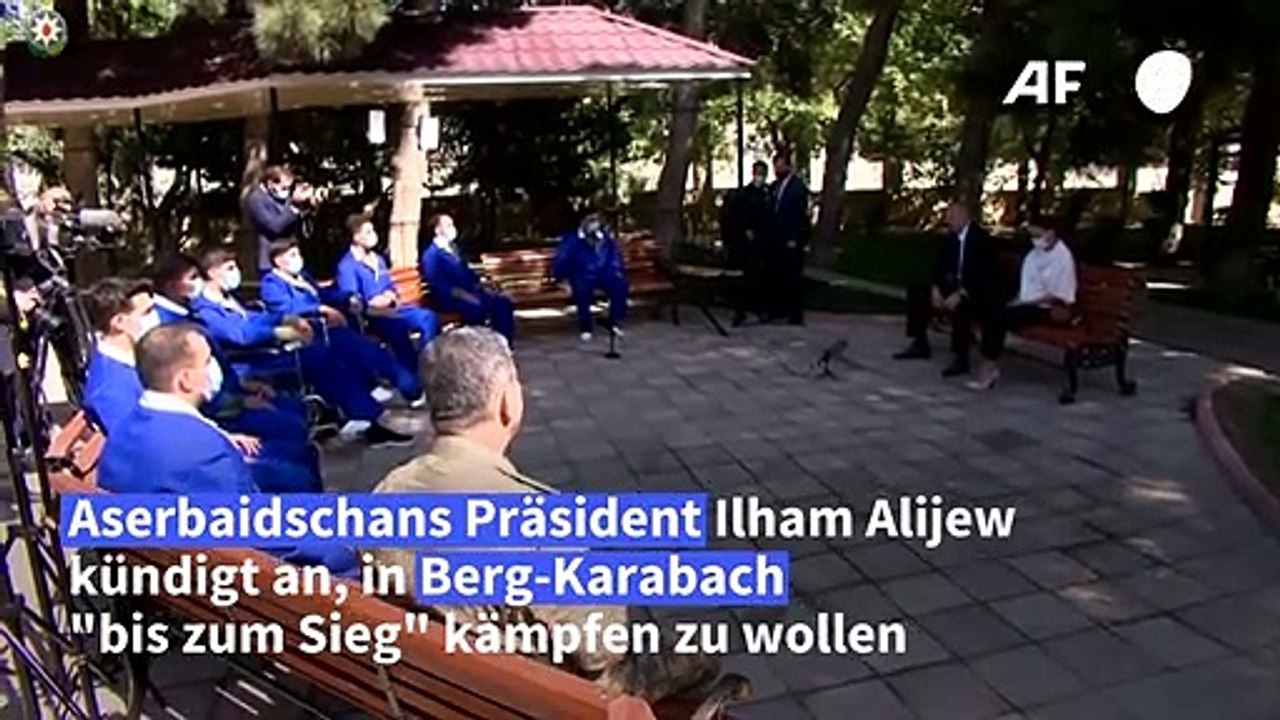 Aserbaidschan will in Berg-Karabach 'bis zum Sieg' kämpfen