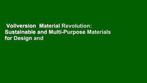 Vollversion  Material Revolution: Sustainable and Multi-Purpose Materials for Design and