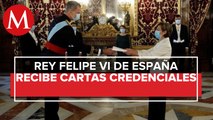 Embajadora de México en España presenta cartas credenciales al rey Felipe VI