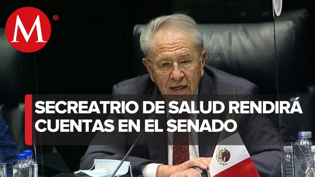 Jorge Alcocer, secretario de Salud, comparece en el Senado