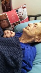 102 Year Old Grandma Has Heartfelt Moment Before Bed
