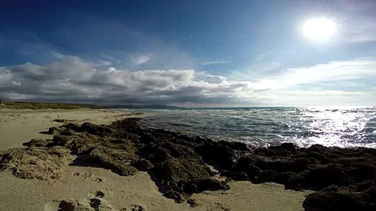 Beach landscape static shot Aerial shot over a sandy coastline natural beautiful royalty Free Stock no copyright video Free for commercial use dron dron aerial view (2)
