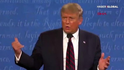 ABD'deki  başkanlık düellosunda, Biden'dan Trump'a 'inşallahlı' yanıt