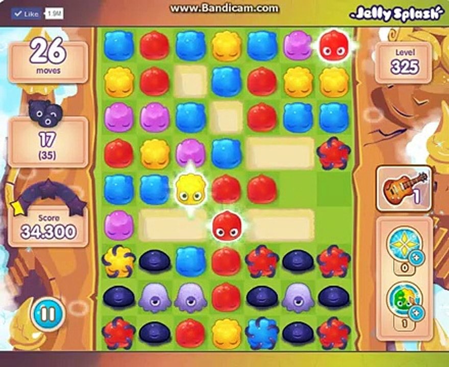 Jelly splash Level 325 walkthrough video Dailymotion
