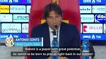 Conte impressed with Hakimi but sees areas to improve
