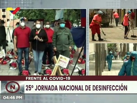 Monagas: Misión Venezuela Bella arriba a la 25° Jornada de limpieza y desinfección