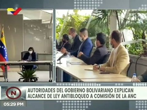Comisión Constituyente inicia discusión de Ley Antibloqueo para hacer frente a agresión criminal