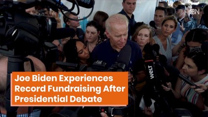 Joe Biden Gets Big Check After His Big Debate
