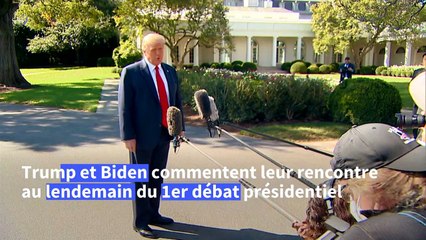 Trump et Biden réagissent au lendemain du 1er débat présidentiel