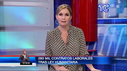 VIDEO | El ministro de Trabajo, Andrés Isch, confirmó que tras la aplicación de Ley Humanitaria se han concretado 283 mil contratos laborales