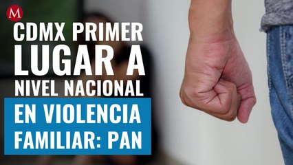 CdMx ocupa el primer lugar a nivel nacional en violencia familiar: PAN
