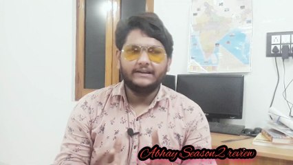 Abhay Season2 Zee5 Web Series REVIEW