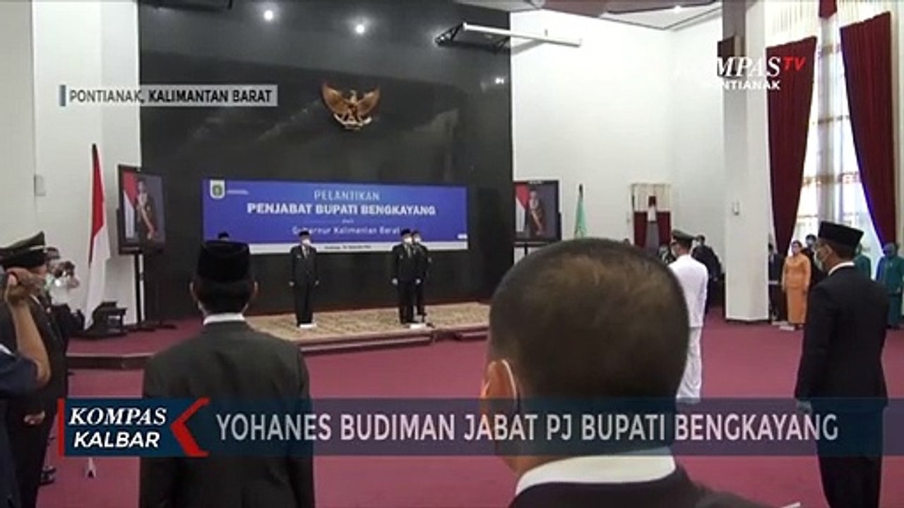Gubernur Kalbar Lantik Yohanes Budiman sebagai PJ Bupati Bengkayang
