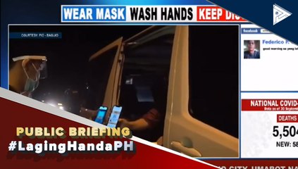 #LagingHanda | Travel request patungong Baguio City, umabot na sa 66