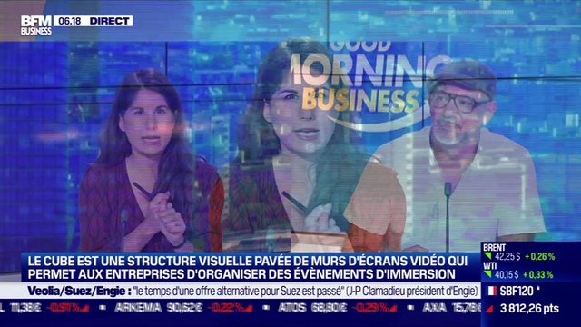 La pépite: Le Cube, une structure visuelle pavée de murs d'écrans vidéo qui permet aux entreprises d'organiser des événements d'immersion, Lorraine Goumot - 01/10