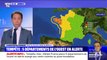 Tempête Alex: Météo France place 5 départements de l'ouest en alerte orange aux vents violents ou pluie-inondation