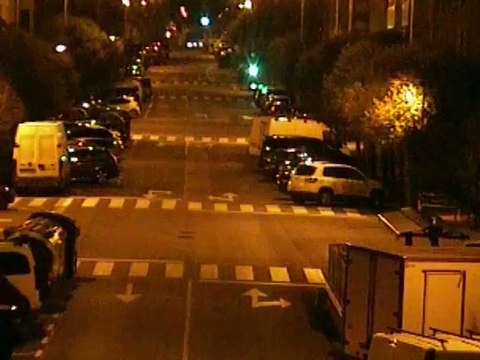 Las cámaras de seguridad de Pamplona registran los fuertes temblores sufridos en Pamplona durante esta noche de terremotos