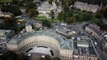 Stunning drone footage shows the newly-restored Buxton Crescent from hundreds of metres up in the sky - by Rod Kirkpatrick