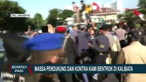 Ricuh Bentrok Massa Pendukung dan Kontra KAMI di TMP Kalibata
