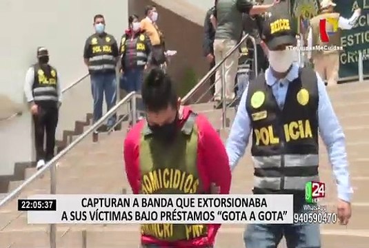 Punta Negra: capturan a banda que extorsionada a sus víctimas bajo el préstamo 'gota a gota'