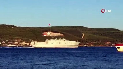 ABD yüksek hızlı transfer gemisi Çanakkale Boğazı’ndan geçti